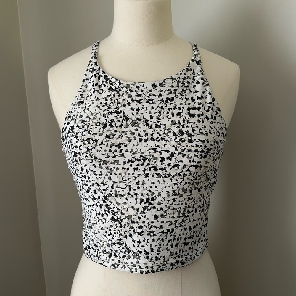 Old Navy Light Support PowerSoft Longline Sports Bra Sz S